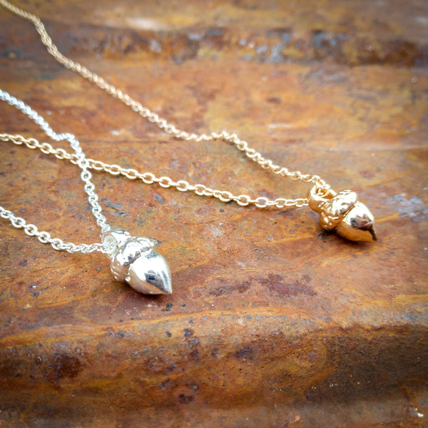 Dainty Acorn Necklace - Old - Fashioned Girls