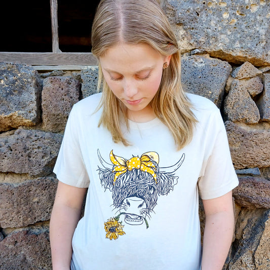 Highland Cow Tee