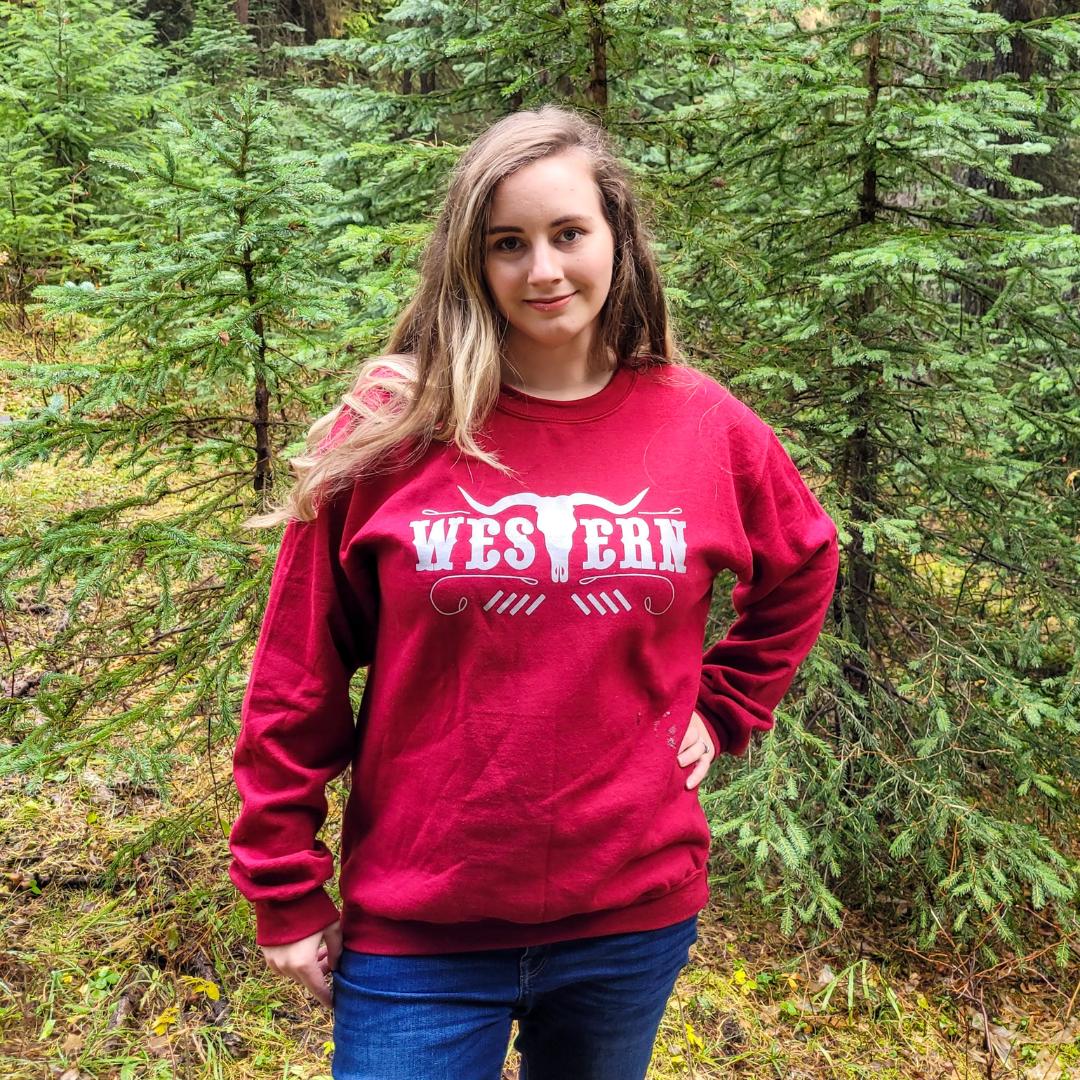 Western Crewneck Sweatshirt